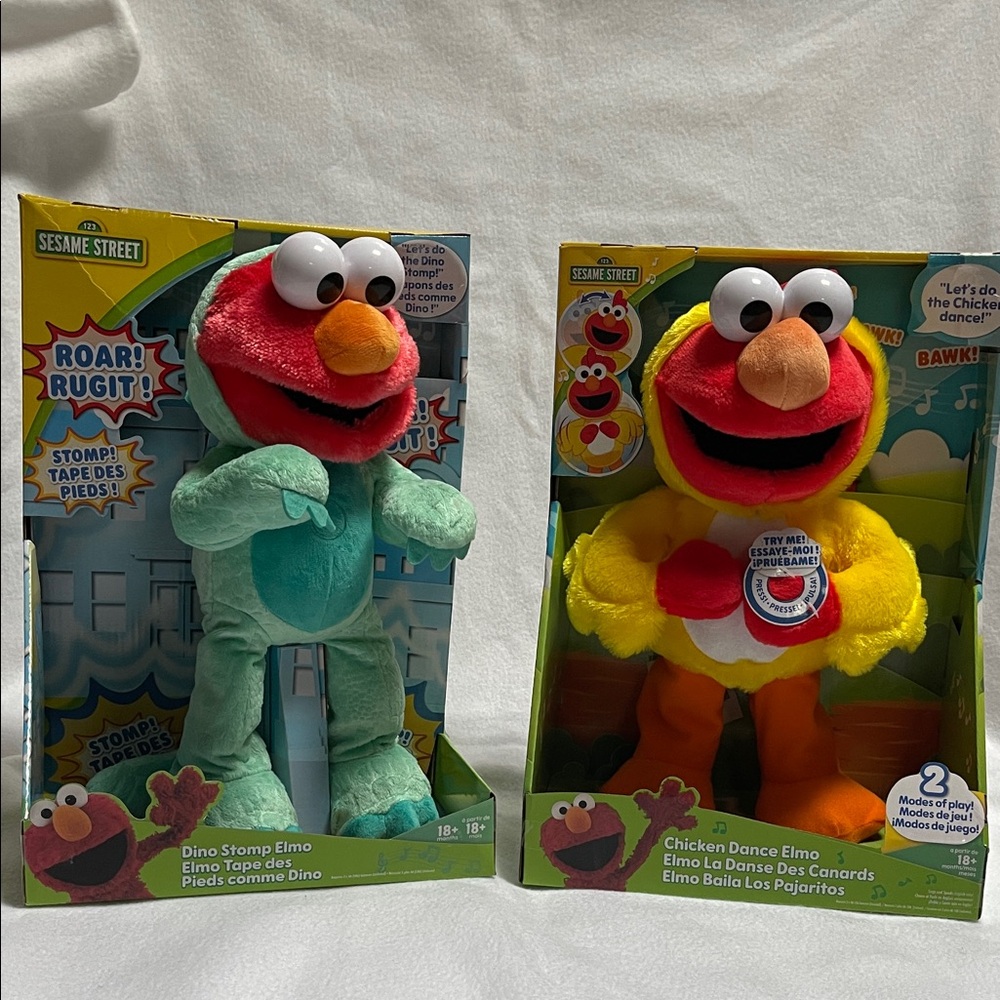 Elmo Chicken Dance AND Elmo Dino Stomp